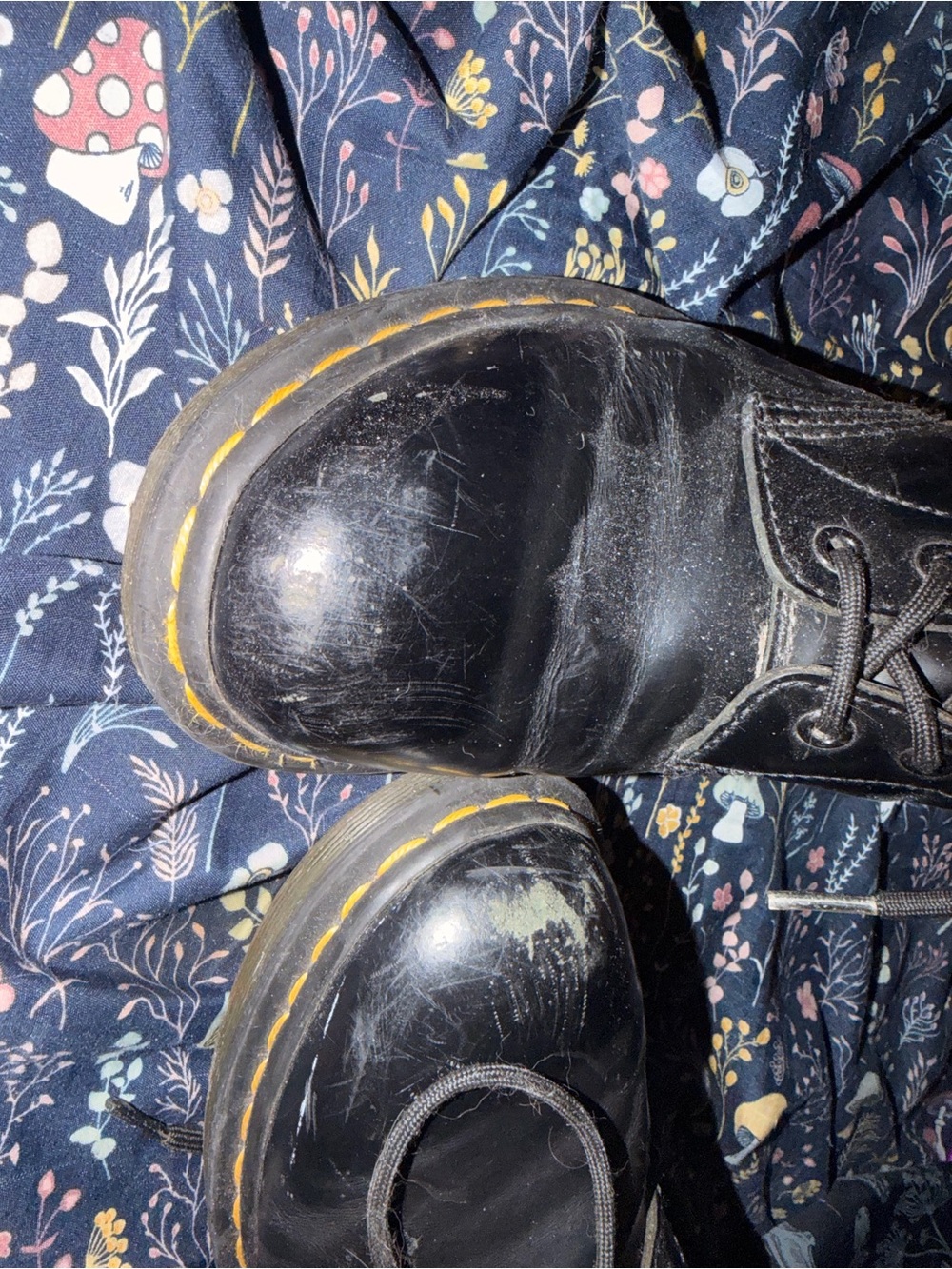 Dr. Martens Black Leather Lace-Up Boots - Picture 5 of 5